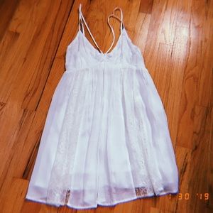 White lace dress